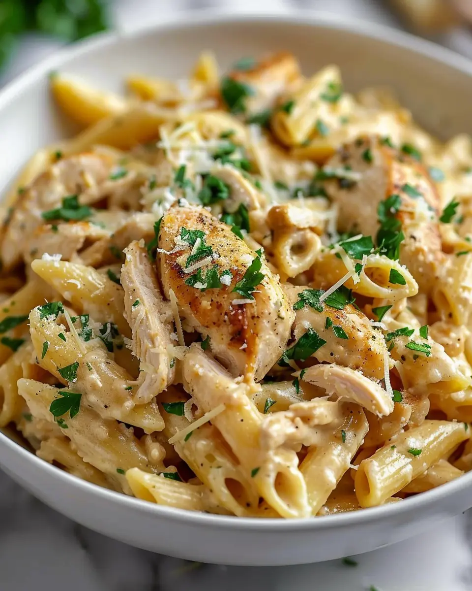 Healthy Garlic Parmesan Chicken Pasta: Easy Weeknight Delight