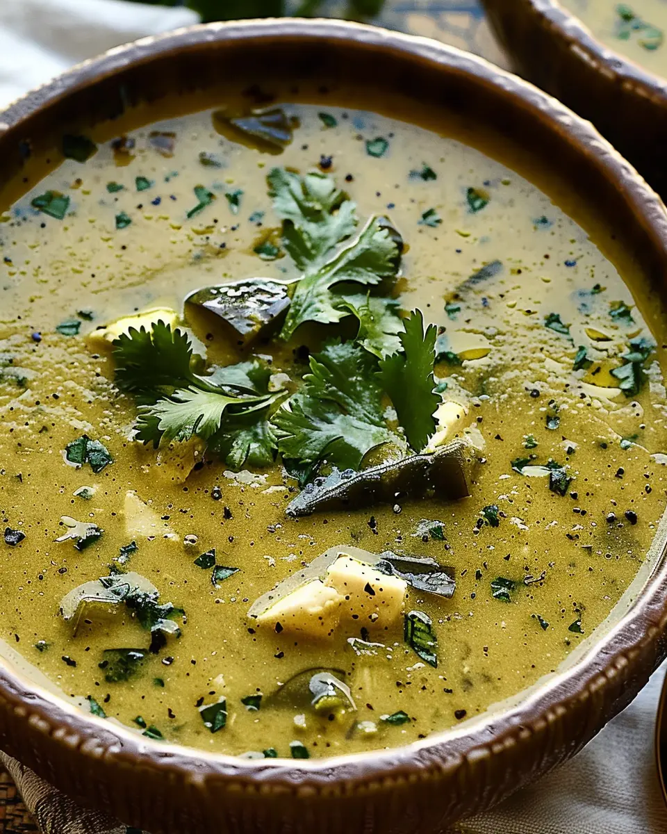 Mouthwatering Roasted Poblano Soup for Ultimate Comfort and Flavor