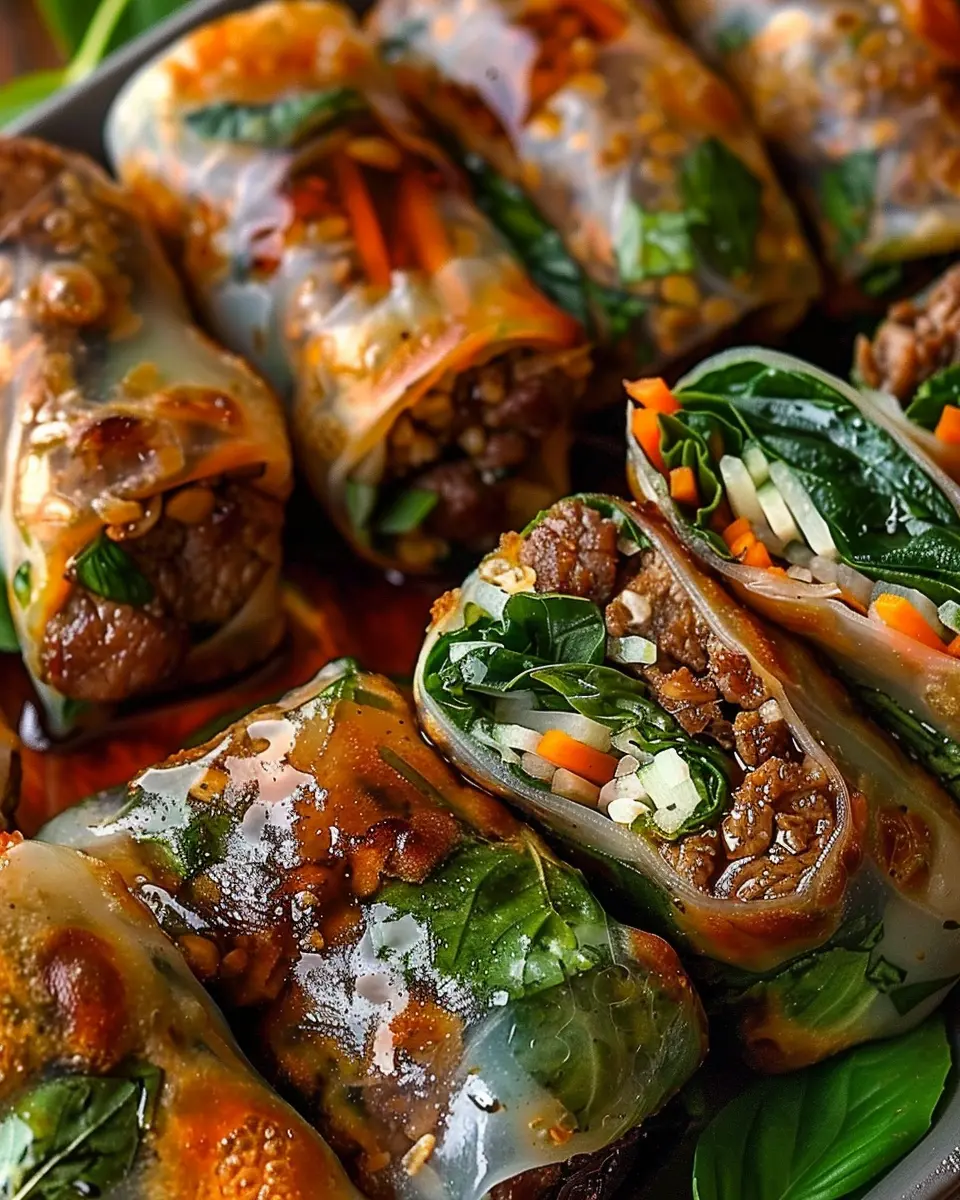 Thai Basil Beef Rolls: Easy, Flavorful Rolls for Home Cooks