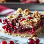 Delicious Cranberry Bars (Perfect for Christmas)