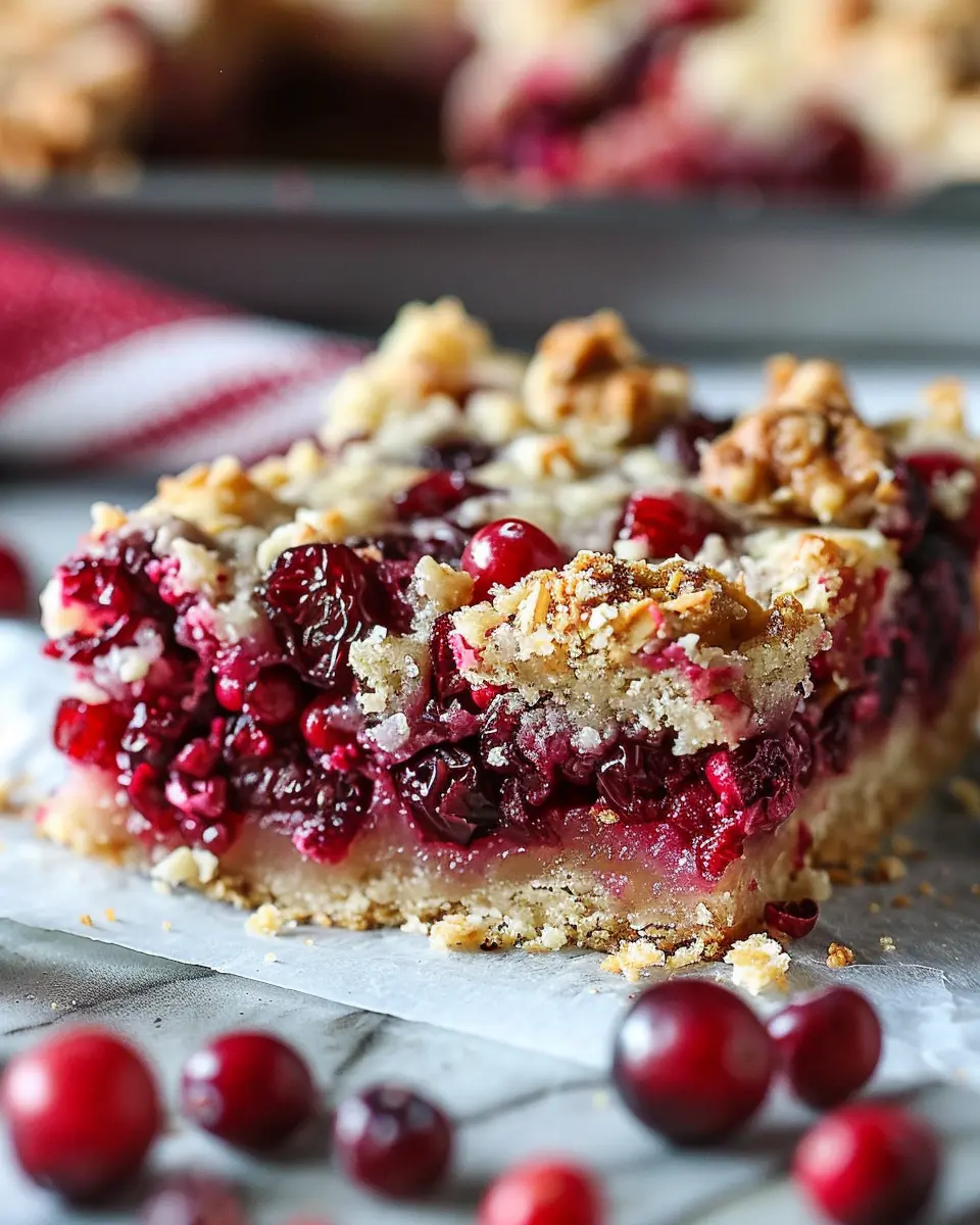 Delicious Cranberry Bars: A Delightful Sweet Treat for Christmas