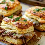 Baked French Dip Biscuits Recipe