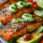 Cajun Salmon Avocado Lime