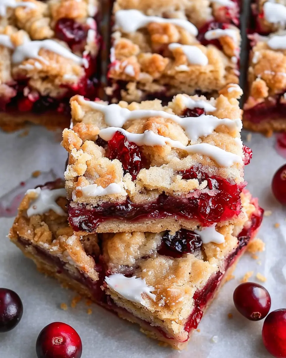 Cranberry Crumble Bars Recipe: The Best Indulgent Treat for All