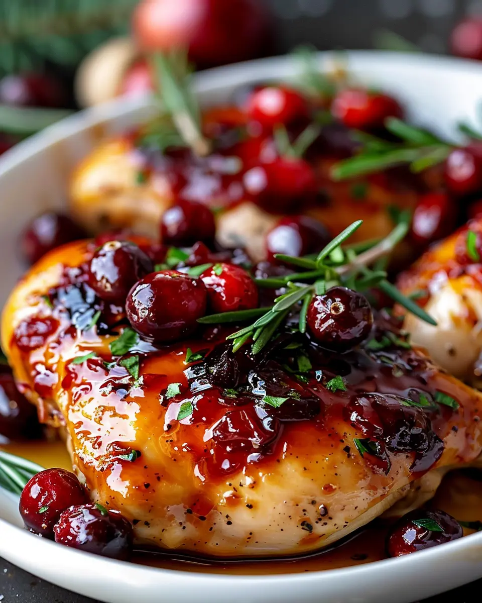 Cranberry Glazed Chicken: A Juicy Recipe for Comfort Food Lovers