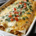 Creamy Queso Chicken Enchiladas for Effortless Family Dinners