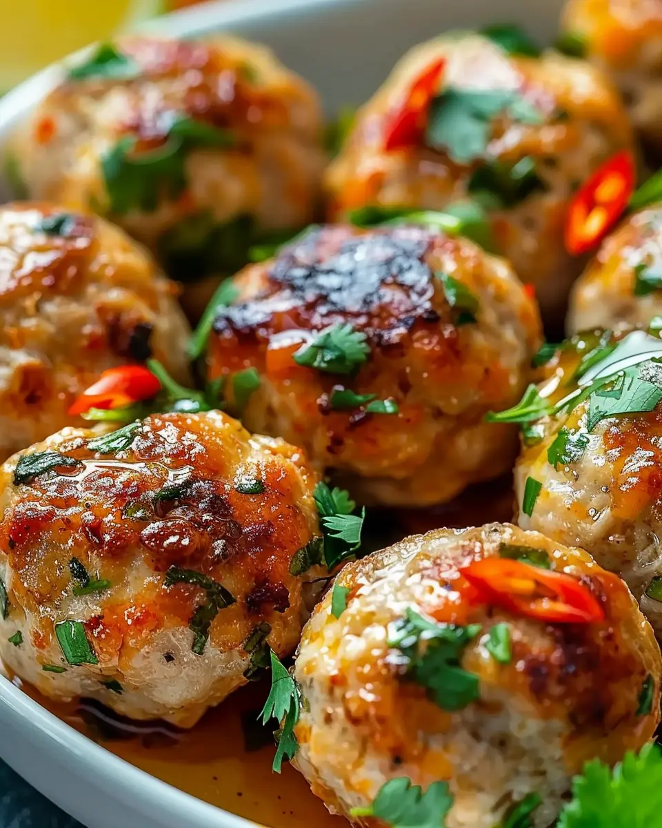 Easy Thai Baked Chicken Meatballs: Juicy Recipe for Every Home Chef