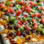 Easy Sheet Pan Taco Pizza