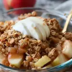 Healthy High Protein Apple Crisp