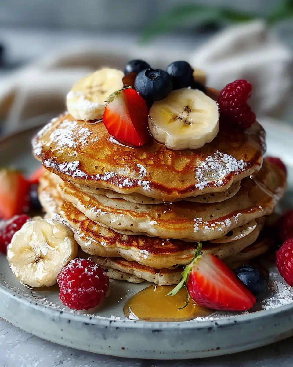 3 Ingredient Banana Oatmeal Pancakes: Easy, Delicious &amp; Healthy