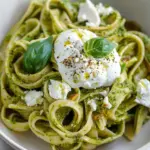 Pistachio Pesto Pasta with Burrata