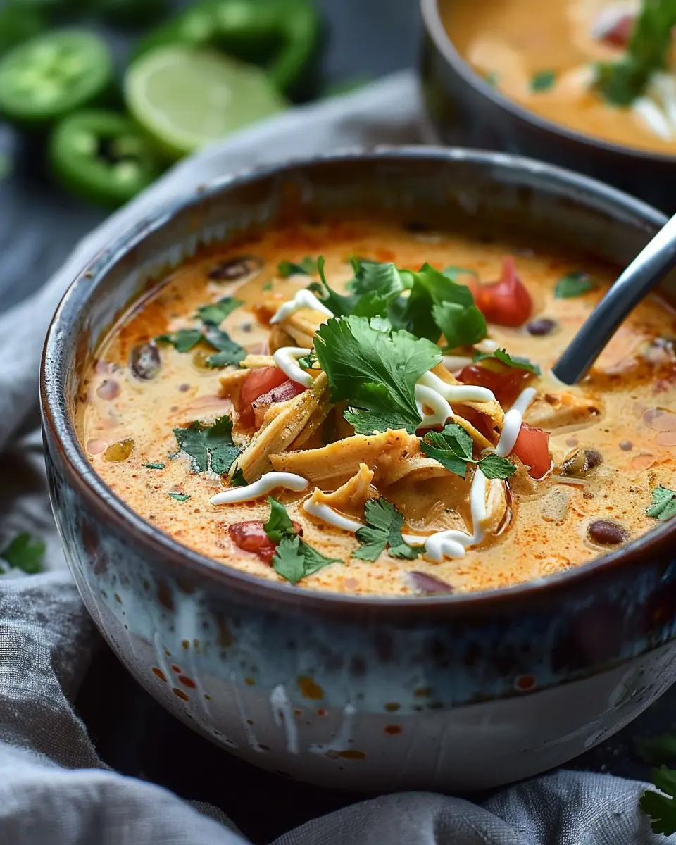 Creamy Chicken Enchilada Soup: Easy Comfort Food Delight