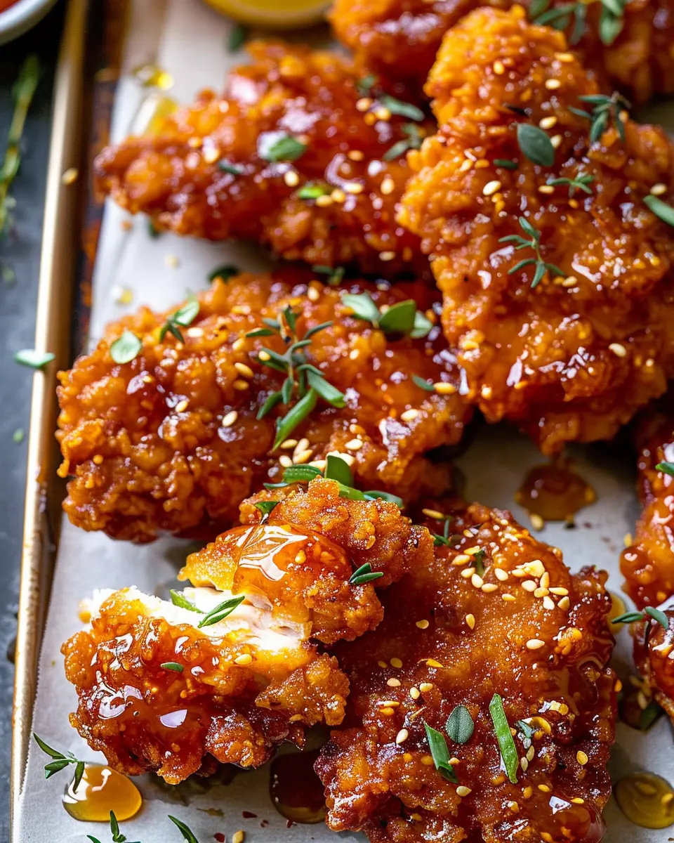 Baked Crunchy Hot Honey Chicken: A Delightfully Spicy Treat