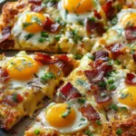 Breakfast Pizza Hash Brown Crust