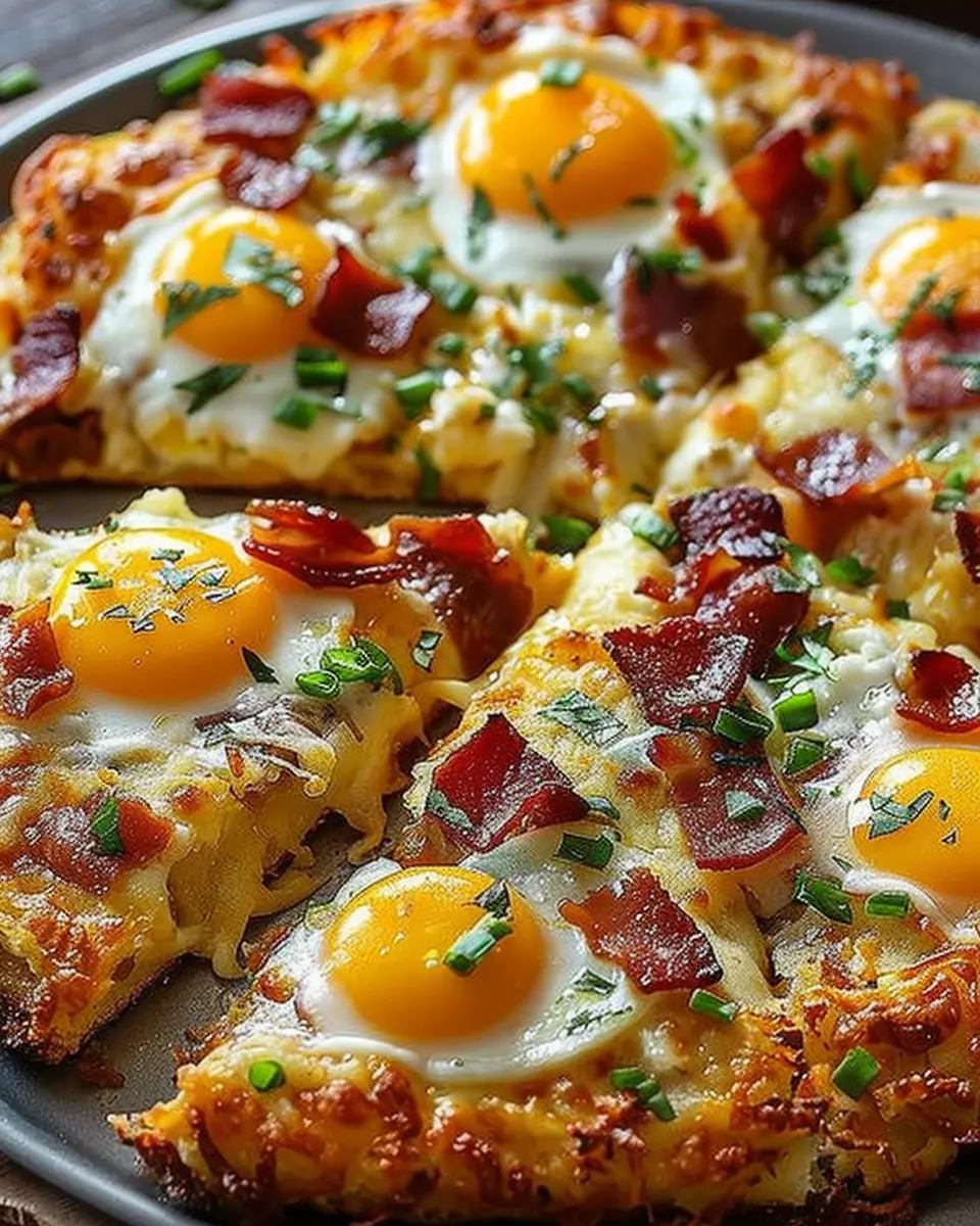 Breakfast Pizza Hash Brown Crust: Easy and Tasty Twist for Mornings