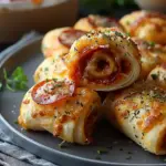 Irresistible High Protein Pepperoni Pizza Rolls