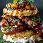 Hawaiian Huli Huli Chicken Stack
