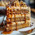 Gooey Coffee Caramel Cake