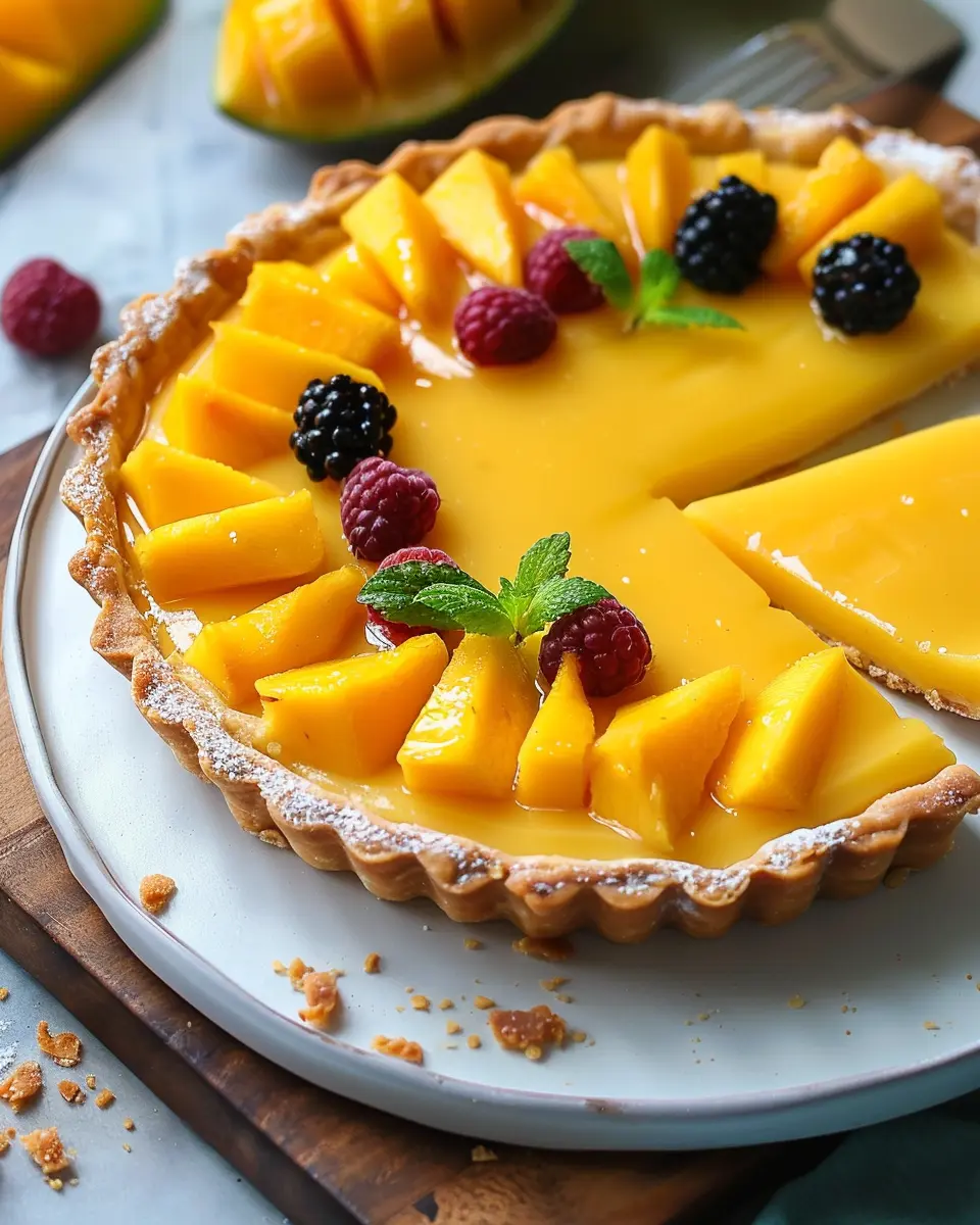 Mango Curd Tart Recipe: The Best Indulgent Dessert for Home Chefs