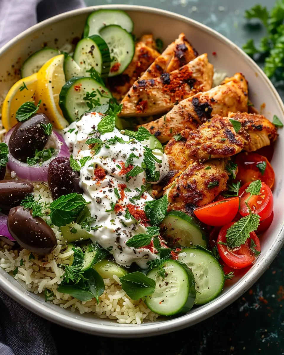 Mediterranean Chicken Bowl: Easy and Flavorful Weeknight Dinner