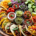 Taco Dinner Board with appetizer