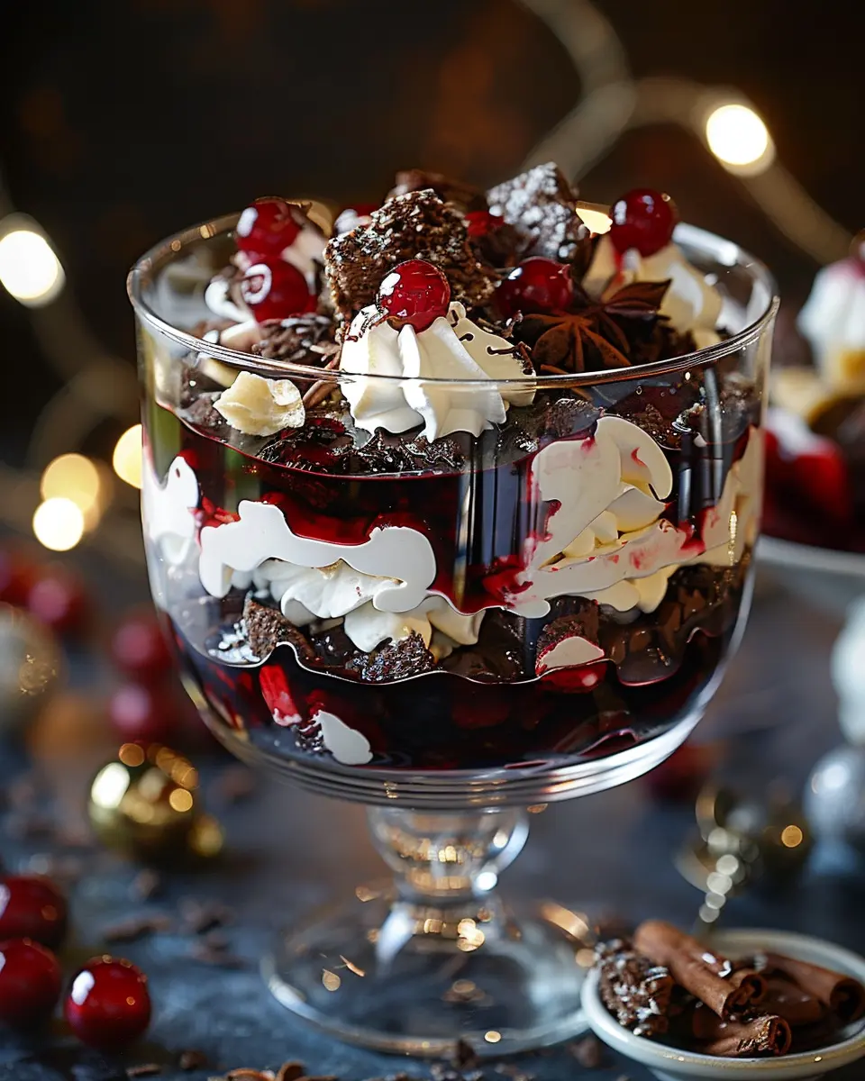 Black Forest Trifle for Christmas: Indulgent Delight for All