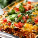 Easy Chicken Burrito Casserole