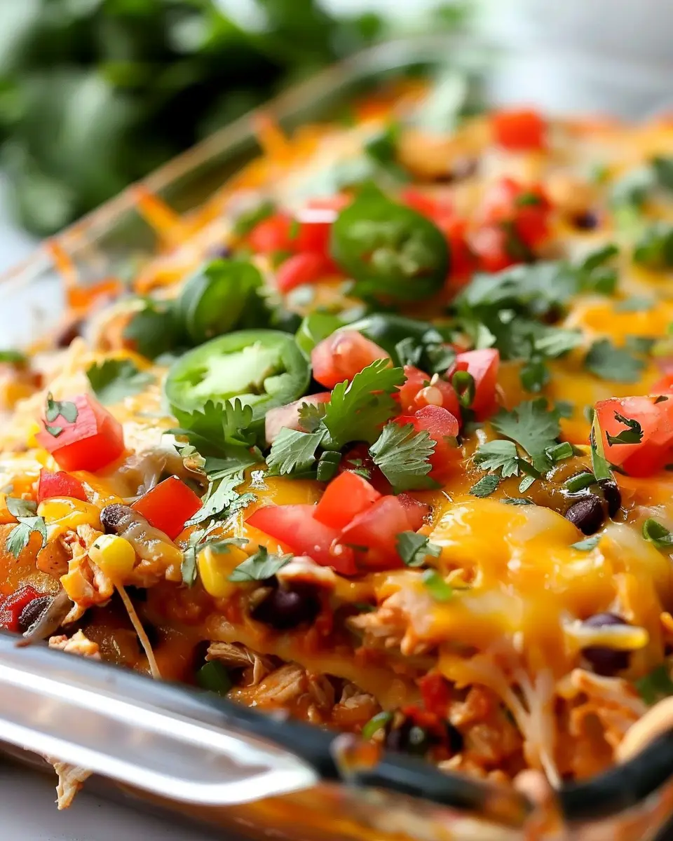 Easy Chicken Burrito Casserole: A Quick and Indulgent Family Favorite