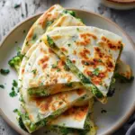 Cheesy Broccoli Quesadillas