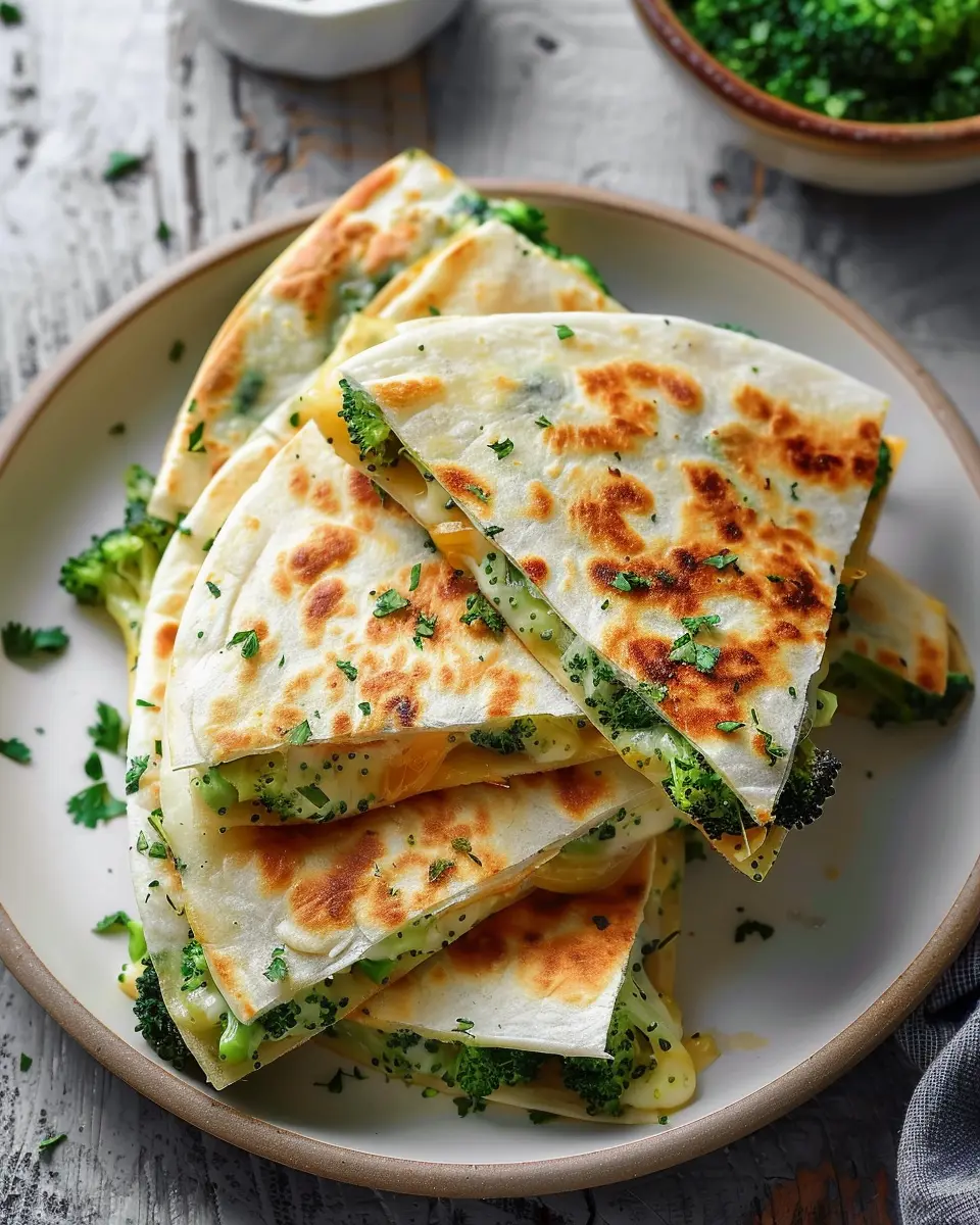 Cheesy Broccoli Quesadillas: Easy Comfort Food for Everyone