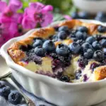 Blueberry Cottage Cheese Breakfast Bake