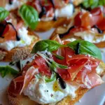 Burrata & Prosciutto Crostini