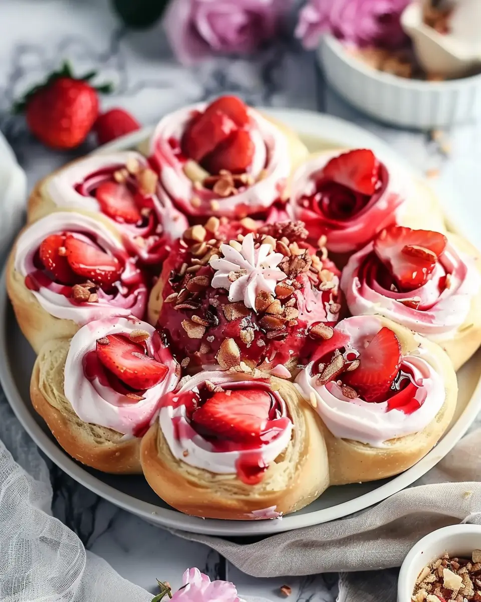 Vegan Strawberry Sweet Rolls for a Delightfully Indulgent Morning