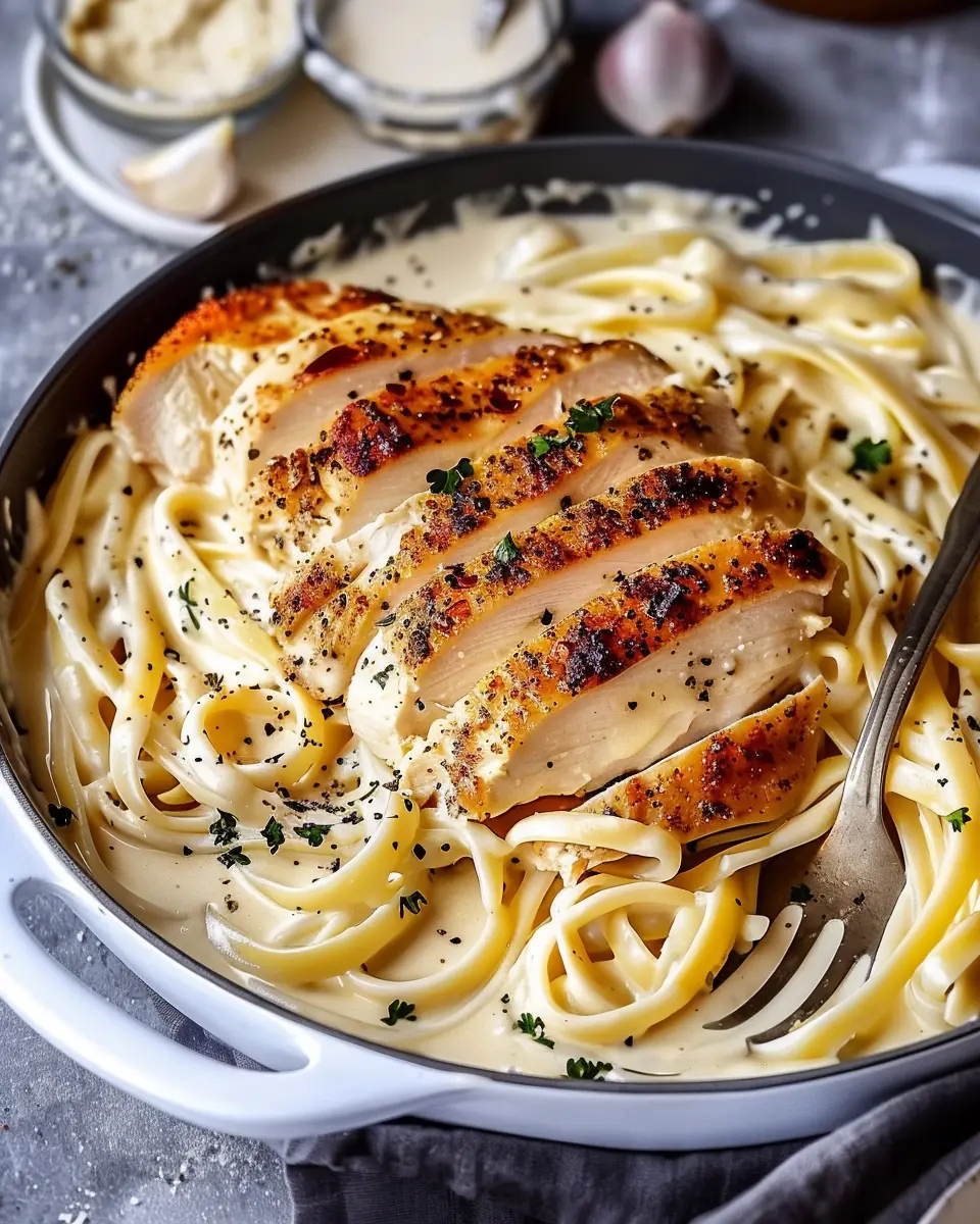 Chicken Alfredo with Turkey Bacon: A Creamy Comfort Classic