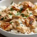 Creamy Smothered Chicken Rice