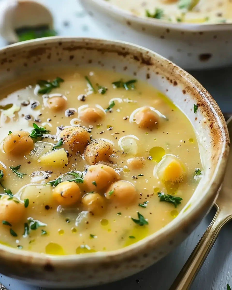 Easy Garlic Chickpea Soup: A Cozy, Healthy Comfort Recipe