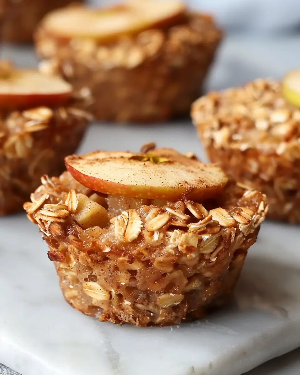 Tasty Baked Apple Cinnamon Oatmeal Cups: A Cozy Breakfast Delight