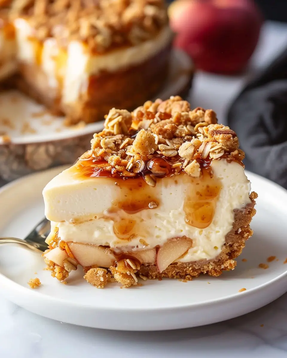 Apple Crisp Cheesecake: The Best Homemade Delight to Savor