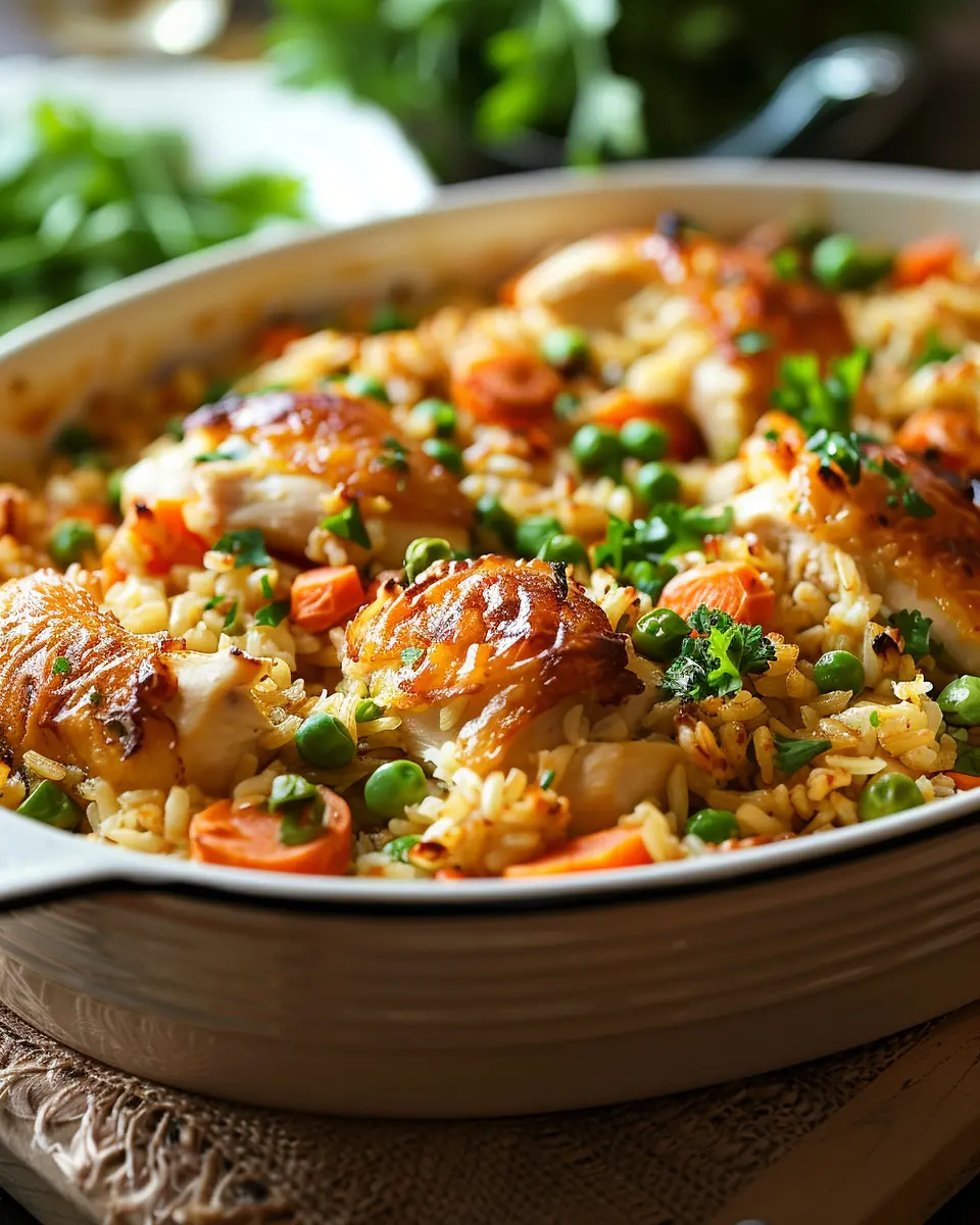 Chicken and Rice Casserole That’s Cozy and Incredibly Easy
