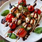 Valentine’s Caprese Skewers