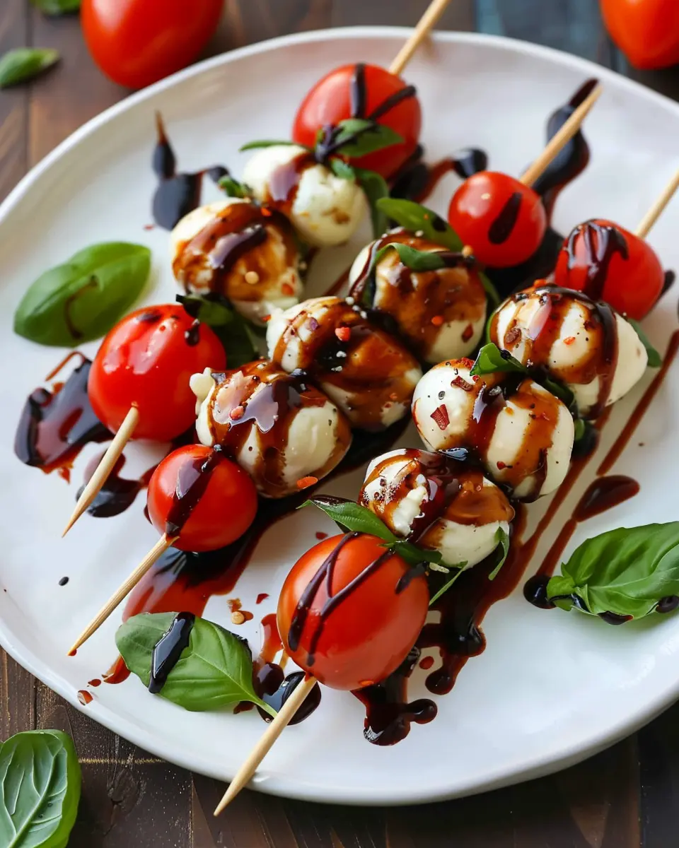 Valentine’s Caprese Skewers: Easy, Delicious, and Romantic Treats