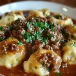Ground Beef and Dumplings