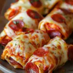 Cheesy Pepperoni Pizza Roll Ups