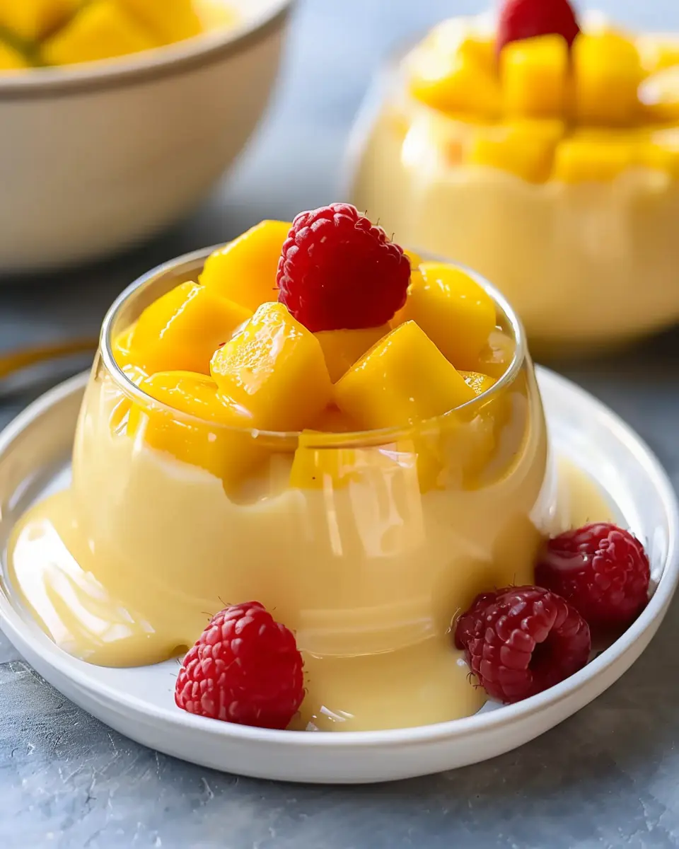 Easy Simple Mango Pudding Recipe for Indulgent Summer Bliss