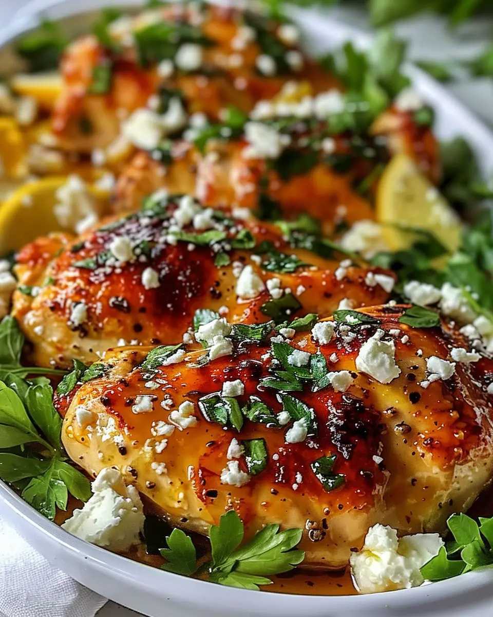 Hot Honey Feta Chicken Dish: Easy Recipe for a Flavorful Meal