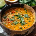 Thai Coconut Red Lentil Soup