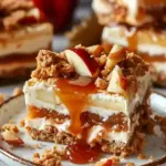 Caramel Apple Cheesecake Bars