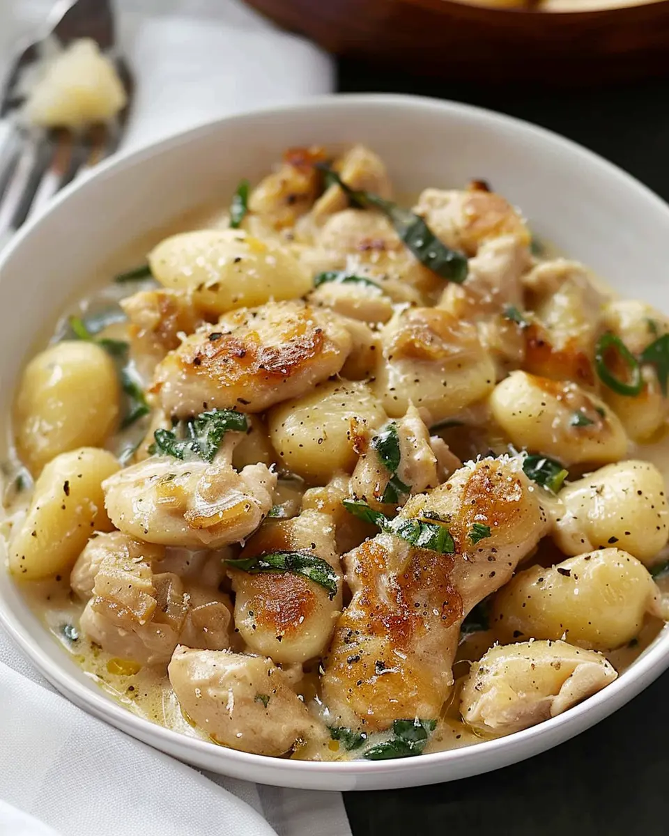 Creamy Chicken and Gnocchi: An Easy Comfort Food Delight