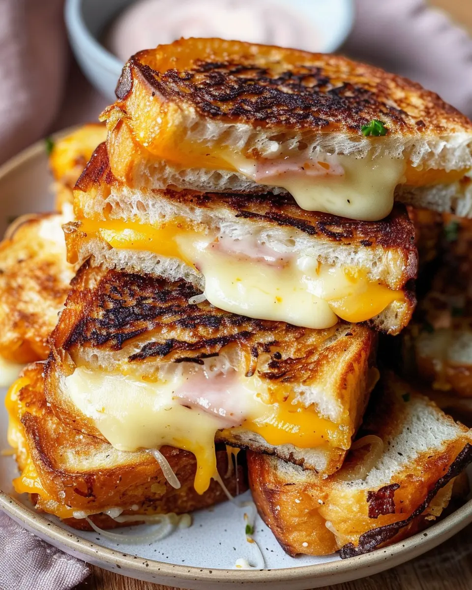 Hawaiian Roll Grilled Cheese: Indulgent Turkey Bacon Delight